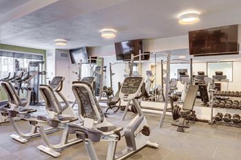 Modern fitness center